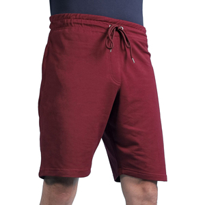 New Arrival Custom Men's Gym Shorts 100% Cotton Elastic Waist Solid Comfortable Plain <strong>Sweatshort</strong> For Sale - Product Image 2