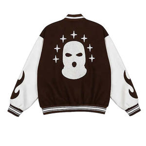 Chaqueta Varsity Retro de Invierno para Hombre, Estilo Béisbol Multicolor, con Material de Secado Rápido - Product Image 1