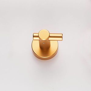 Confezione da 2 Ganci da Parete con Viti, Appendiabiti in Oro Spazzolato per Ingresso, Armadio, Camera da Letto, Arredamento Casa - Product Image 3