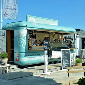 Commercial Food Van <b>Concession</b> Street Mobile Food Truck Cart Fast Food <b>Trailer</b>`z - Product Image 3