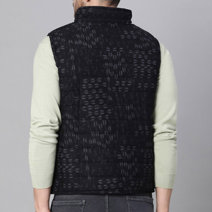 Men's Zip Front Puffer <b>Vest</b> Warm Insulated Sleeveless Jacket Casual Winter Wear Wholesale Manufacturer Comfortable Sleeveless - Product Image 2