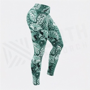 Compression Leggings Tight Yoga Pants For Women Seamless Fitness Gym Activewear Workout Running Athletic Sports Gear - Product Image 3