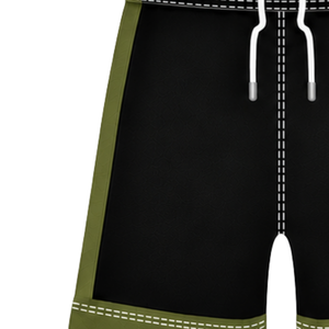 Pantalones Cortos de Fútbol Negros y Verde Oliva, Uniformes Deportivos Transpirables para Entrenamiento de Equipo, Ropa Deportiva de Secado Rápido con Cordón Elástico - Product Image 3