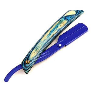 Maquinilla de Afeitar Profesional Recta para Hombre, Doble Filo, Cuchilla Única, Calidad de Barbero, para Aseo Facial, Corporal y de Bikini, Depilación Suave - Product Image 1