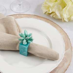 Ensemble de porte-serviettes minimalistes en résine pour une décoration de table moderne, offrant un design épuré et un accent de table sophistiqué - Product Image 1