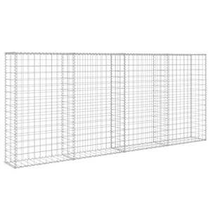 Mur de gabion en acier galvanisé avec couvertures 78.7 \ "x7.87 \" x33.5 \ "pour l'aménagement paysager et la terrasse - Product Image 3