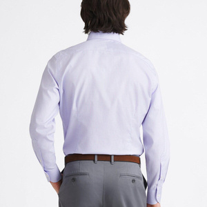 Camisa de Vestir Ligera para Hombre, Personalizada OEM ODM, Mezcla de Poliéster, Casual, Verano, con Botones, Hecha en Pakistán - Product Image 2