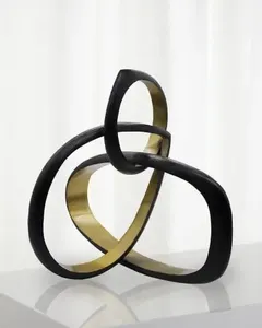 Escultura Metálica Artística Hecha a Mano de Pareja de Animales que Simboliza la Emoción, para Regalos Románticos y Decoración del Hogar Moderna - Product Image 1