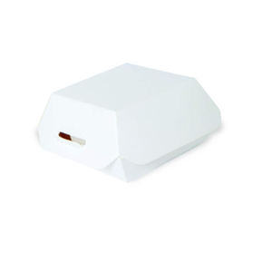 Hot Sale Solid Portable Burger Boxes Custom Logo Design Embossed Glossy <b>Lamination</b> <b>Paper</b> Board Factory Direct Supply for Food - Product Image 1