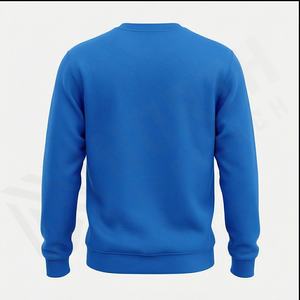 Sweat-shirt d'hiver en polaire de haute qualité, couleur tendance, patchwork au niveau du col, streetwear de luxe pour homme, col rond, polyester/coton, surdimensionné - Product Image 3