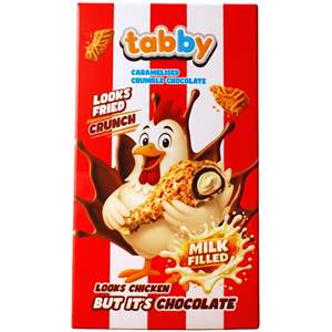 Snack Tabby Crunch Chocolate Estilo Pollo 2026, 50g, Golosina Dulce Crujiente, Sabor Único, Bocados Crujientes Cubiertos de Chocolate, Precio Económico - Product Image 3
