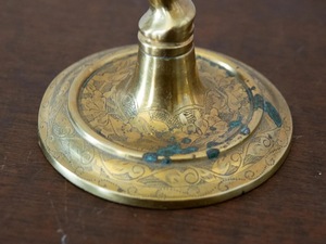 Vintage <b>Brass</b> Handmade Tapered <b>Candlestick</b> <b>Holder</b> with Embossed Design Heat Resistant for Home Christmas Wedding Decor - Product Image 5