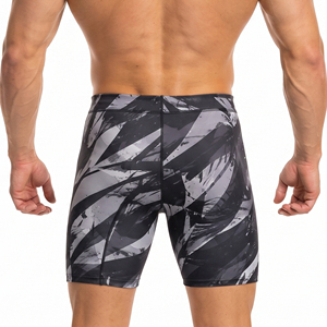 <b>Men</b> Geometric Printed <b>Compression</b> <b>Shorts</b> Elastic Waist Quick Dry <b>Short</b> Tights Fitness Workout Base Layer <b>Shorts</b> <b>Men</b> Yoga <b>Shorts</b> - Product Image 2
