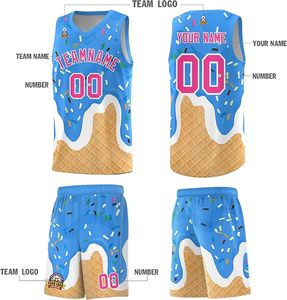 Uniforme de Baloncesto Personalizado con Diseño de Camiseta y Pantalones Cortos, Nombre y Número del Equipo Impresos, para Hombres Adultos - Product Image 3