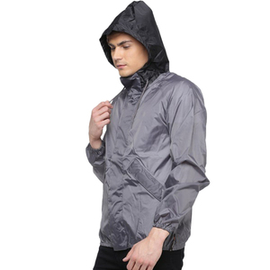 เสื้อแจ็คเก็ตกันฝนสำหรับผู้ชาย ระบายอากาศได้ดี กันลม มีฮู้ด เหมาะสำหรับเดินป่า วิ่ง ปั่นจักรยาน กิจกรรมกลางแจ้ง รับผลิตแบบ OEM และรับผลิตภายใต้แบรนด์ของลูกค้า - Product Image 2