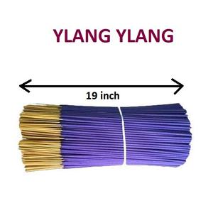 Bâtons d'encens naturels Ylang Ylang de 19 pouces les plus vendus Matériau en bois d'approvisionnement en vrac violet - Product Image 1