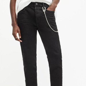 100% High Quality Black Denim <b>Pants</b> for <b>Men</b> <b>Summer</b> Solid Breathable Lightweight Smooth Stitch Design Comfortable Waistband Clean - Product Image 1