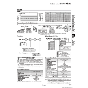 SMC Pneumatics VCA27A-5DLS-4-02 Solenoid <b>Valve</b> <b>Control</b> <b>Valves</b> Product - Product Image 1