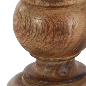 Candelabro de Madera Pulida Hecho a Mano, Ecológico, para Decoración de Mesa en Bodas, Cenas y Fiestas Tradicionales - Product Image 2