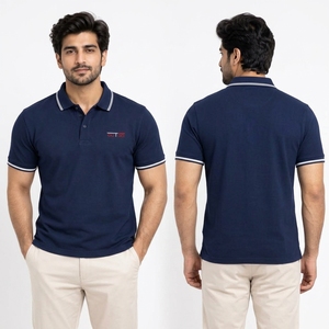 Fashionable men polo shirt combining breathable fabric elegant appearance and relaxed <b>fitting</b> for contemporary casual wardrobes - Product Image 6