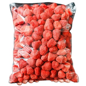 อาหารแห้งขายร้อนสตรอเบอร์รี่โยเกิร์ตแห้งแช่แข็งสตรอเบอร์รี่ Da Lat เวียดนามสตรอเบอร์รี่แห้งคุณภาพ - Product Image 1