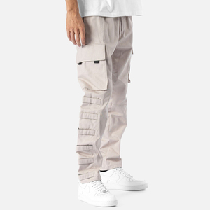 Pantalones Cargo para Hombre de Diseño Personalizado, Largos, de Lona, Resistentes al Viento, Transpirables, Estilo Urbano, Servicio OEM - Product Image 5