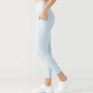 Leggings de yoga personnalisés de haute qualité, écologiques, à séchage rapide pour femmes, vêtements de fitness Pilates, vêtements de sport pour la salle de sport, vente en gros - Product Image 6