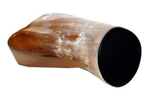 Chope à bière artisanale personnalisée en corne de buffle authentique, écologique, style viking médiéval, vaisselle de bar FAIZA CRAFT - Product Image 4