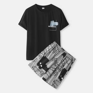 Conjunto de Pantalones Cortos Deportivos de Verano para Hombre, Ropa Casual, Conjunto de Camiseta de Manga Corta, Precio al por Mayor - Product Image 1