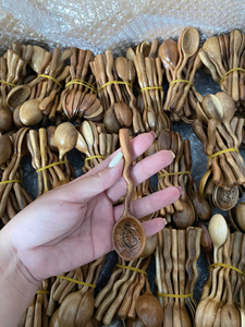 HOT SELLING Wooden Spoons <b>Set</b> - Long Handle Cooking Utensils for Stirring, Serving and More - OEM Available - Product Image 2