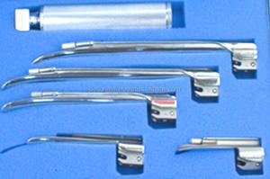 Ensemble de laryngoscope LED en acier inoxydable Miller avec 5 lames droites, kit d'intubation des voies respiratoires chirurgical, certifié CE ISO13485 OEM ODM - Product Image 5