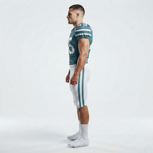 Wholesale Custom American <b>Football</b> Uniform Professional Sublimated Team Jersey Pants OEM Manufacturer Men Short Sleeve - Product Image 4