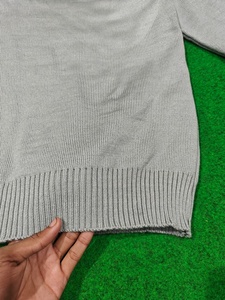 Knitwear Manufacturer Custom Design Logo <b>Cardigan</b> Ribbed Crew Neck Coarse Wool Knitted Jumper Sweater Men Autumn - Product Image 3