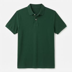 Camiseta Polo Clásica Verde Oscuro Suave Premium para Hombre y Mujer, Manga Corta, Casual, Formal, Elegante, Cómoda y Transpirable - Product Image 1