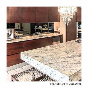 Losas de granito crema colonial pulido de la India a precio de fábrica # Fábrica de Granito Colonial Cream - Product Image 3