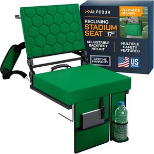 Siège de stade pliable et inclinable avec support dorsal pour gradins - Product Image 1