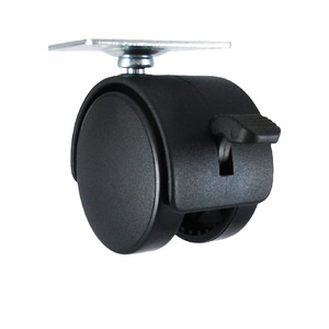 Bánh Xe Đôi Khóa Trung Tâm - Product Image 1