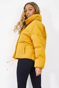 Veste matelassée streetwear pour femme, haute qualité, personnalisée, hiver, fermeture éclair, duvet - Product Image 6