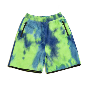 Pantalones Cortos Tie Dye para Hombre, Mezcla de Algodón Premium, Estilo Casual Urbano, Pantalones Cortos de Verano con Bolsillos y Cordón Ajustable, Transpirables, en Oferta - Product Image 2