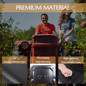 Siège universel rabattable pour chariot élévateur avec dossier inclinable réglable en cuir PVC pour mini-pelle et excavatrice - Product Image 5