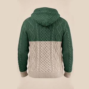 Sweat-shirts à capuche décontractés pour hommes, imprimés, à manches longues, en tricot, 100 % coton jersey, avec poche, écologiques, pour l'hiver – Vente en gros à prix réduit - Product Image 6