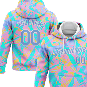 Sudadera con Capucha Sublimada Multicolor Personalizada, Ropa Deportiva con Estampado Pastel, Ropa de Equipo Personalizada, Diseño de Logotipo Personalizado OEM - Product Image 2