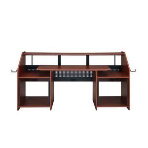 Bureau d'ordinateur rectangulaire Cherry avec 2 compartiments ouverts - Product Image 4