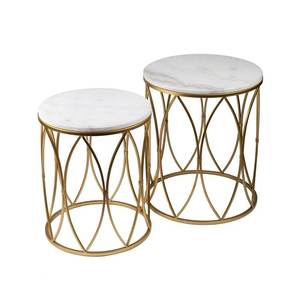 Custom Size Metal <b>Nesting</b> <b>Tables</b> <b>Set</b> with Strong Powder Coated Frame for Flexible Interior Solutions - Product Image 5