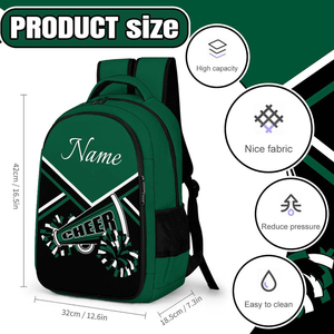 Sacs à dos personnalisés avec nom d'équipe, dos souple, unisexe, pour jeunes et adultes, designs de logo, fermeture éclair de haute qualité, fermeture à fermoir, polyester - Product Image 4