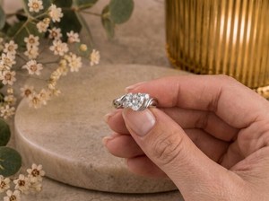 Romantic Moissanite 2CT Heart Cut Crossover Band <b>Ring</b> Original 925 Silver Proposal Gift for Lovers Charms - Product Image 4