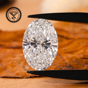 Diamante Suelto Ovalado de 2.00 Quilates, Corte Original, CVD HPHT, Certificado IGI, Color F, VS1 VS2, Diamante Cultivado en Laboratorio CVD, para Fabricación de Joyería, Venta al Por Mayor - Product Image 1