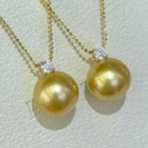 Collar de Perlas de Agua Dulce con Oro de 18K, Diseño de Cielo Estrellado con Sonrisa Impecable, Accesorio de Lujo para Clavícula - Product Image 1