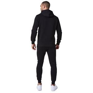 ชุดวิ่งสำหรับผู้ชายขนาดใหญ่เสื้อฮู้ดกันหนาวทรงหลวมพิมพ์ลายแขนสามส่วนไซส์ XL - Product Image 5