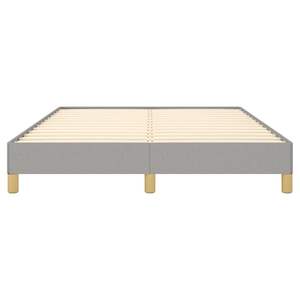 Cadre de lit double rembourré gris clair en bois d'ingénierie avec contreplaqué en polyester – Catégorie : Lit en bois d'ingénierie - Product Image 5